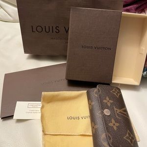 Louis Vuitton Six Key Holder Monogram and Fuchsia